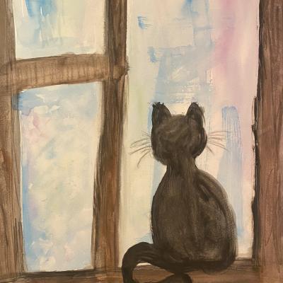 Die Wartende Katze