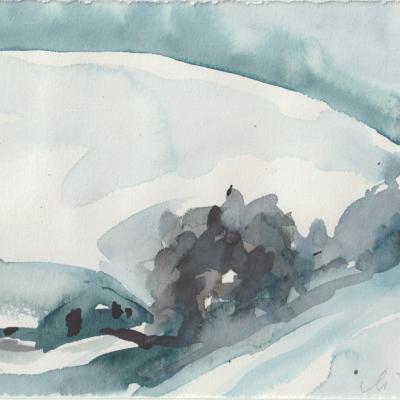 016 Hutte Im Schnee