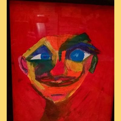 Rotes Portrait